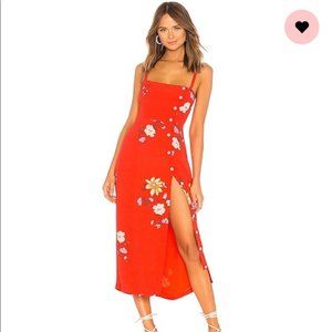 Capulet Janette Midi Dress in Red Floral
